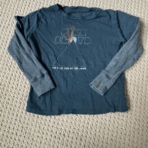 Rowdy Sprout Dark Blue Pink Floyd Long Sleeve Tee